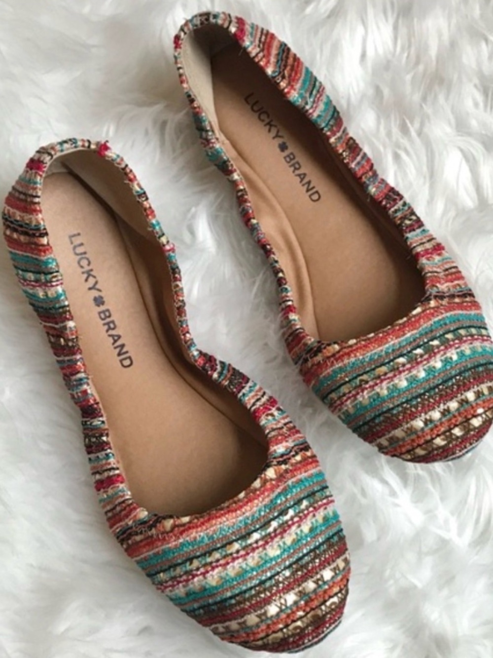 Lucky Brand Sequin Emmie Flats